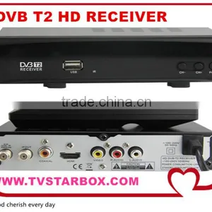 New Design Mpeg4 tv Tuner hd Dvb t2 tv Box for Russia Spain Armeria thumbnail-3