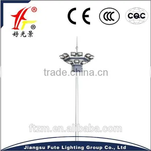 Retrofited Style & Top Heat Dissipation Solar Led High Mast Lighting With LED Fixtures & Auto Lifting System thumbnail-2