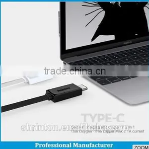 2015 Hottest USB 3.1 Type-c Cable With Super Speed 1M White Type-c Cable thumbnail-4