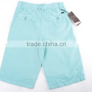 Men 100%cotton Garment Stock Lot Washed Shorts thumbnail-2