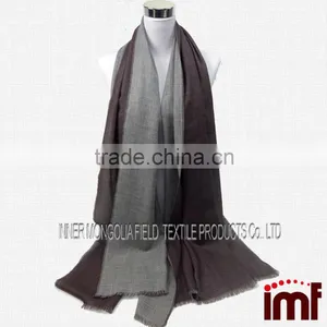 Two Tone Merino Business Style Oversize Shawl thumbnail-1