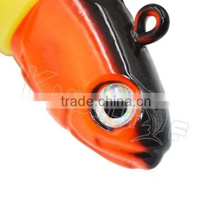 CHGFLYINGEEL Factory Price Wholesale Big Size Soft Fishing Lure With Hook Lead Jigs thumbnail-5