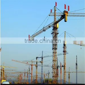 25m 100m Tower Crane Tower Hoist for Building Construction Quality Choice thumbnail-1