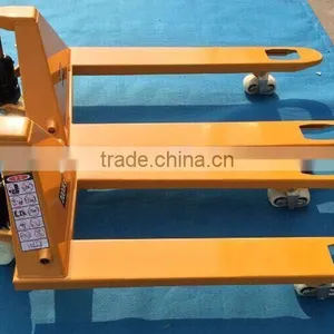 Small Mini Warehouse Equipment 2-3Ton Hand Hydraulic Pallet Truck With Nylon/PU Wheels for Sale thumbnail-4