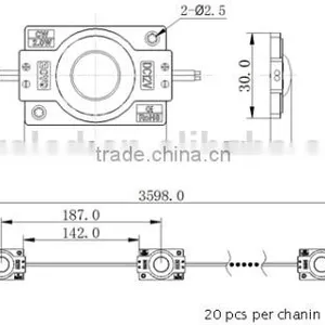 12V Constant Current Led Module 2W Led Lights for Sign Board Flexible Led Light Advertising Light 5 Year Warranty thumbnail-3