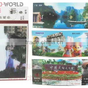 Custom-made 3D Lenticular Tickets for Park, From 3D-WORLD Brand thumbnail-2