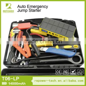 Shenzhen OEM 12v Mini Battery Booster 12000mah Mini Car Jump Starter Car Battery Charger Emergency Car Jumper Starter thumbnail-4