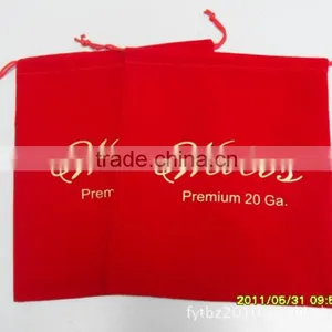 Customized Velvet Bags and Pouches With Falp,hot Stampinglogo thumbnail-1