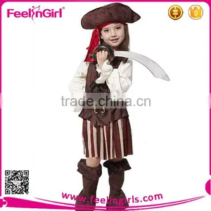 Halloween Pirate Costumes Party Dress Little Girl Costume thumbnail-1