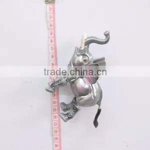 Pearl Powder 4 Inch Plastic Thailand Elephant Tourist Souvenir Magnet thumbnail-5