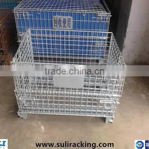 Collapsible Wire Mesh Container thumbnail-1