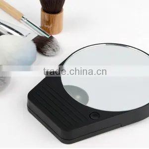 Single Side Plastic Led Lighted Mirror Magnifying Suction thumbnail-1