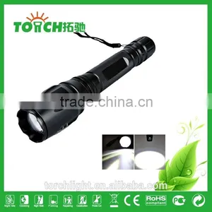 Zoomable 5 Modes Adjust Focus 2000 Lumens XML T6 LED Flashlight Torch 18650 Waterproof Zoom Flash Light for Outdoor Sports Lamp thumbnail-3