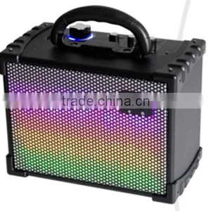 Stage Speaker With Disco Light With Portable Handle Multi-Color Wireless Club Pro System Trolley Speaker thumbnail-1