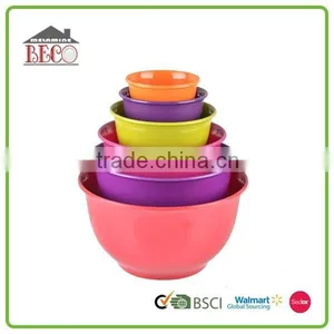 Candy Color Melamine 6 Piece Mixing Bowl Set thumbnail-2