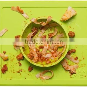 Custom Food Grade Baby Silicone Placemat Plate thumbnail-4