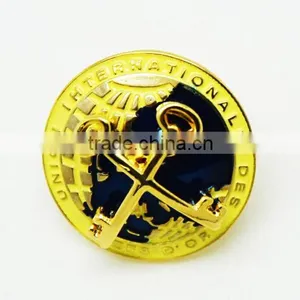 Golden Supplier Metal Lapel Pin With Logo Engraved Colours thumbnail-1