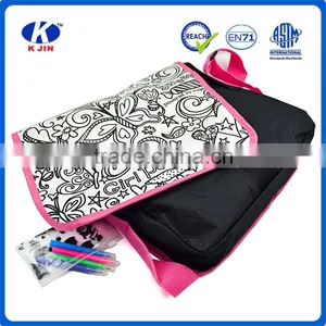Customized Recycle Kids Single Shoulder Drawing Bag Back to School Students thumbnail-2