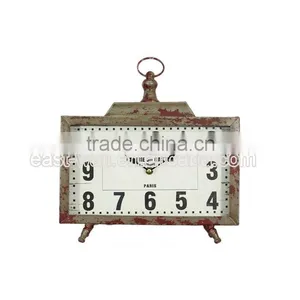 Custom Print Handmade Antique Mantle Clock Bedside Table Clocks thumbnail-2