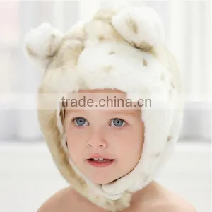 DB324 Dave Bella Autumn Winter Baby Hat Caps Newborn Hat Baby Earflat Caps thumbnail-1