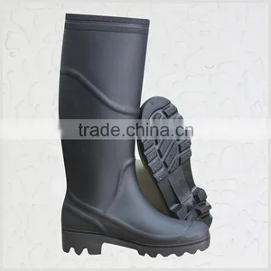 Black PVC AN109 Brand Name Shoes, PVC Rain Boots, Rain Boots Price thumbnail-1
