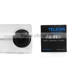 High Capacity 1,400mAh Lithium Battery for Xiaomi Yi II 4K Camera thumbnail-1