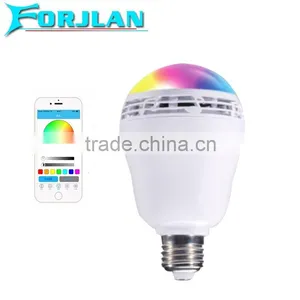 App Control Rgb Best Quality Bluetooth Led Bulb Speaker Bluetooth Bulb Lamp thumbnail-1