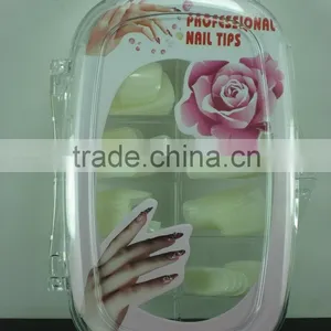 High Quality 1 Box ABS White Clear Natural Color French Nail Art Tips thumbnail-2