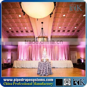 Cheap Pipe and Drape Alternatives Backdrop Pipe and Drape for Wedding thumbnail-1
