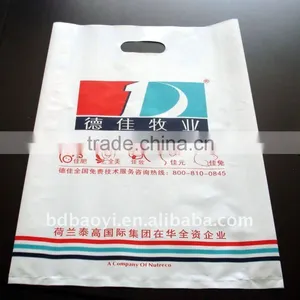 Hot Sell LDPE Die Cut Plastic Packaging Bag for Shopping thumbnail-1