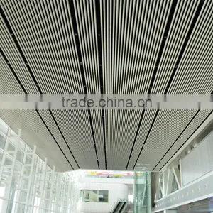 Used In Brasilia International Airport Commercial Suspended Ceiling Aluminum Round Pipe Ceiling thumbnail-6