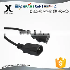 AC Power Cord Connector Male to Male Power Cord IEC Standard thumbnail-1