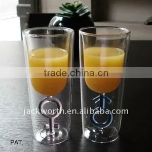 Sex Symbol Double Wall Drinking Glass thumbnail-1