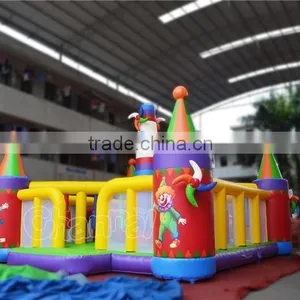 Circus Outdoor Playground Kids Inflatable Outdoor Playground for Sale thumbnail-3