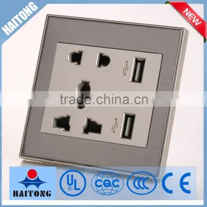 5V 2100mA Wall Socket With USB Port China Supplier thumbnail-1