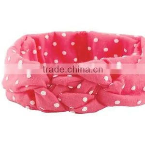 Red Toddler Baby Girls Polka Dot Headband Hair Band Headwear Wrap Accessories thumbnail-2