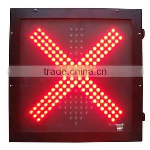 400mm LED Traffic Red Cross and Green Arrow Ight thumbnail-1