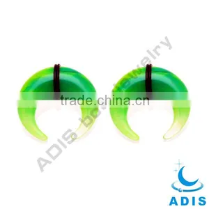 Newest Fashion O-ring Black Acrylic Body Piercing Buffalo Horn Jewelry thumbnail-3