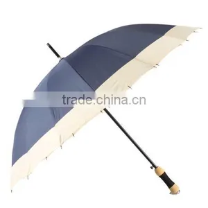 23 Inch 16 Ribs Automatic Cheap Promotional Umbrella thumbnail-4