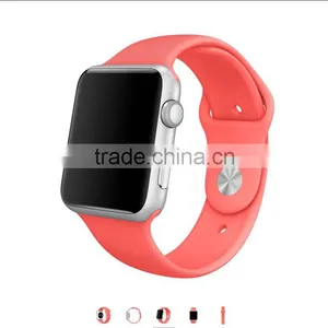 Silicone Watch Band Fitness Bracelet Strap For Apple Watch /Watch Sport Edition 38mm 42mm thumbnail-4