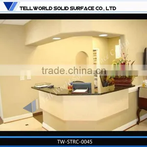 2015 Modern Curved L-shape Reception Counter/Salon Reception Counter thumbnail-1