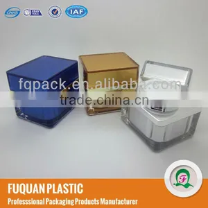 50g Square Acrylic Cosmetic Cream Jar Supplier thumbnail-1