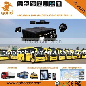 Vehicle 4G Mobile DVR 2TB HDD/SSD With UPS, Alarm Button,4ch Mobile Dvr thumbnail-2