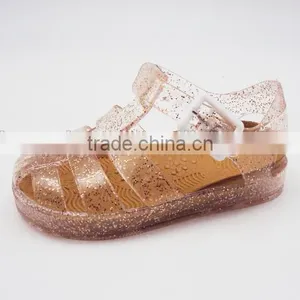 Clear PVC Jelly Sandals With Glitter for Children Quality Choice thumbnail-4