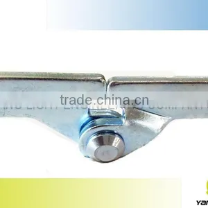 Taiwan Manufacturer Made OEM Carbon Steel Stamping Chrome Plated Customzied Folding Shelf Bracket thumbnail-6