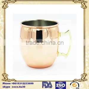 Handmade Moscow Copper Hammered of 100% Mule Mug Pure Copper Mule MugV16032310 thumbnail-1