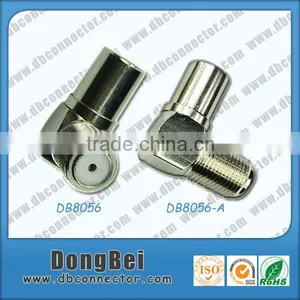 75 Ohm Right Angle f Female Pal Male Brass Adapter Asus Price thumbnail-1