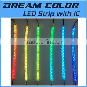 Programmable APP Control Dream Magic Color Chasing LED Strip SMD 5050 RGB With Digital Built-in IC 200 Modes Waterproof IP67 thumbnail-1