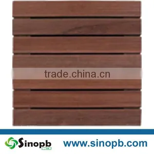 Macaranduba Outdoor Decking Tiles 300mm*300mm Flooring Tile DIY thumbnail-1