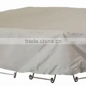 PU Backed Polyester Outdoor Home Garden Waterproof Rectangle Table Cover thumbnail-4